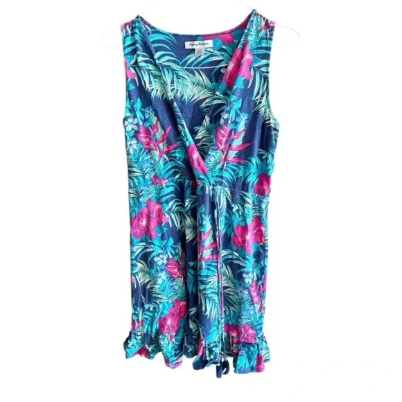 Tommy Bahama Hello Hibiscus Island Floral Dress - Picture 1 of 5